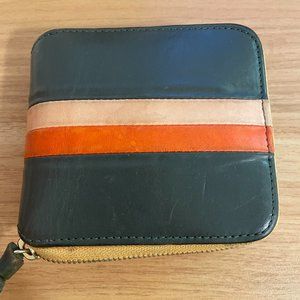 Clare V Half Zip Wallet